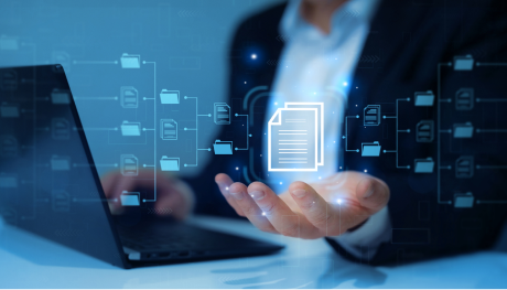 Digital format of how a storage system can work